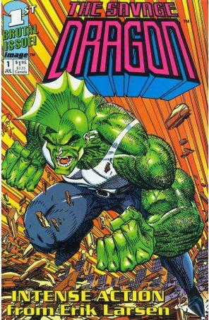 Savage Dragon, The (Mini-Series) #1A published by Image with cover art by Erik Larsen