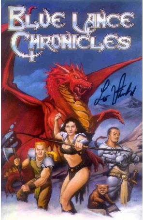 Blue Lance Chronicles #1 ( SILVERgned) VF ; Data Red comic book