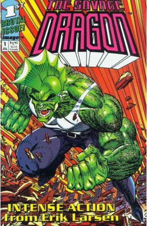 Savage Dragon, The (Mini-Series) #1B published by Image with cover art by Erik Larsen