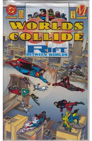 Worlds Collide #1 (in bag) VF/NM; DC | w/vinyl clings - we combine shipping