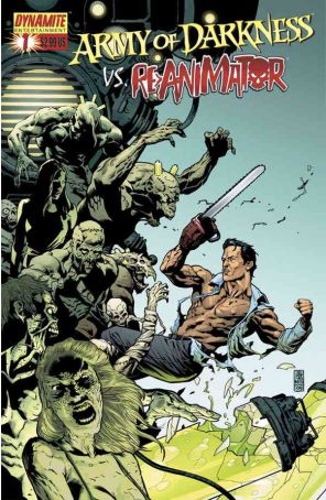 Army of Darkness vs. Re-Animator #1D VF ; Dynamite comic book