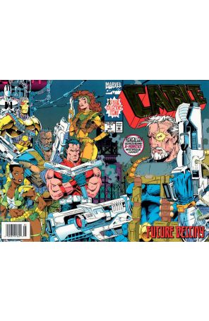 Cable #1 (Newsstand) published by Marvel with cover art by Art Thibert