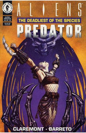 Aliens/Predator: The Deadliest of the Species #10 VF ; Dark Horse comic book