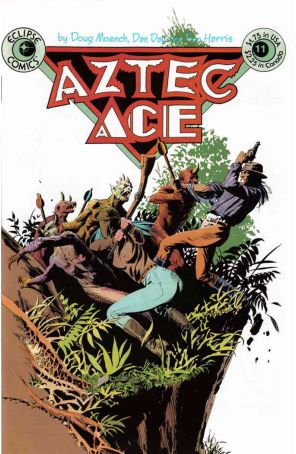 Aztec Ace #11 VF ; Eclipse comic book