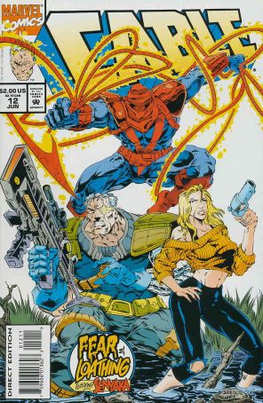 Cable #12 published by Marvel with cover art by Steve Skroce
