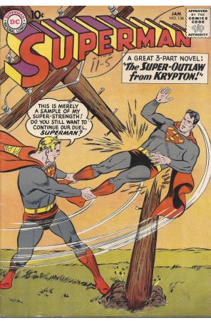 Superman (1st Series) #134 published by DC with cover art by Curt Swan