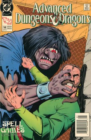 Advanced Dungeons And Dragons #14 (Newsstand) VF ; DC comic book