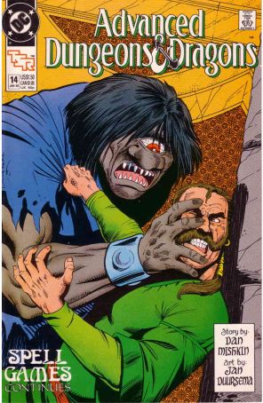 Advanced Dungeons And Dragons #14 VF ; DC comic book