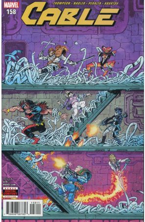 Cable #158 published by Marvel with cover art by Daniel Warren Johnson