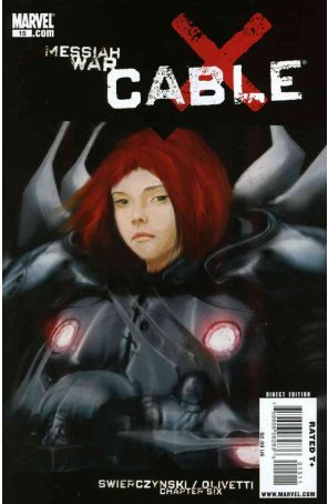 Cable (2nd Series) #15 published by Marvel with cover art by Kaare Andrews