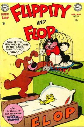 Flippity and Flop #15 published by DC with cover art by Jim Davis