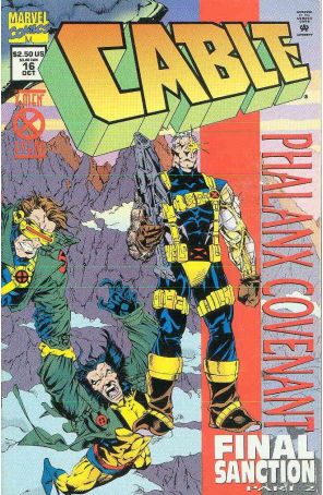Cable #16 published by Marvel with cover art by Steve Skroce