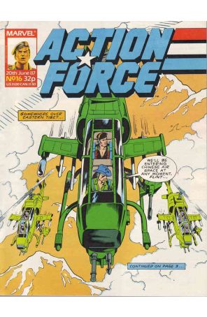Action Force (Marvel UK) #16 VF ; Marvel UK comic book