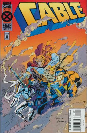 Cable #18 Deluxe published by Marvel with cover art by Steve Skroce