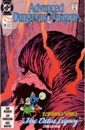 Advanced Dungeons And Dragons #18 VF ; DC comic book