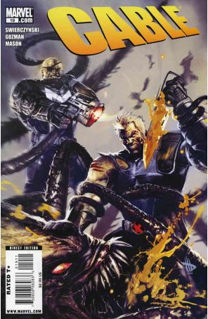 Cable (2nd Series) #19 published by Marvel with cover art by Dave Wilkins
