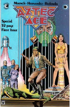 Aztec Ace #1 VF ; Eclipse comic book