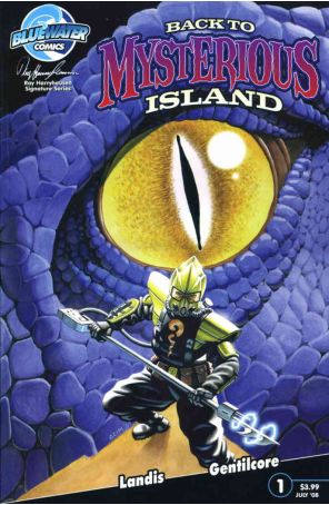 Back to Mysterious Island #1 VF ; Bluewater comic book