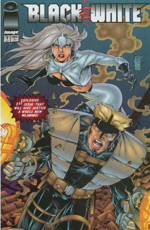 Black And White (Mini-Series) #1 VF ; Image comic book