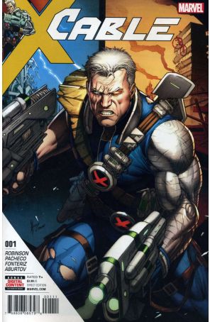 Cable (3rd Series) #1 published by Marvel with cover art by Dale Keown