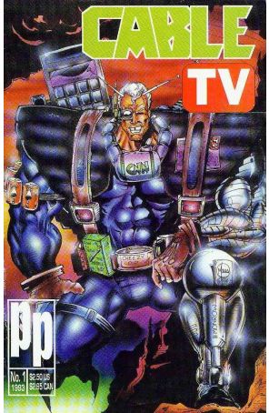 Cable TV #1 published by Parody with cover art by Bill Maus