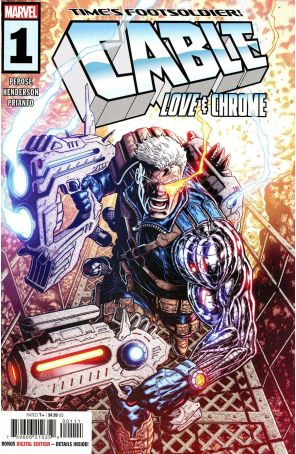 Cable: Love and Chrome #1 published by Marvel with cover art by Ian Churchill