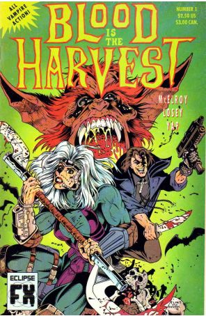 Blood Is the Harvest #1 VF ; Eclipse comic book
