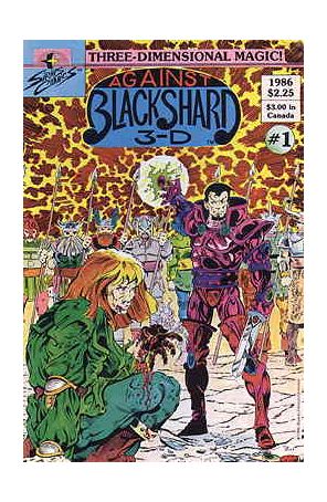 Against Blackshard: 3-D-The Saga of Sketch, the Royal Artist #1 VF ; Sirius comic book
