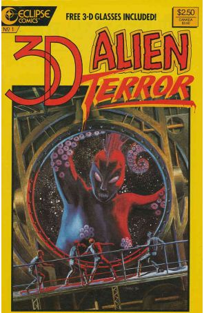 3-D Alien Terror #1 VG; Eclipse | low grade comic - we combine shipping