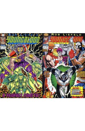 Youngblood #2A published by Image with cover art by Rob Liefeld