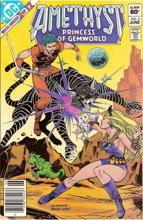 Amethyst, Princess of Gemworld #2 (Newsstand) VF ; DC comic book