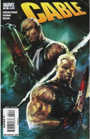 Cable (2nd Series) #20 published by Marvel with cover art by Dave Wilkins