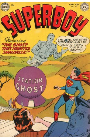 Superboy (1st Series) #20 published by DC with cover art by Win Mortimer