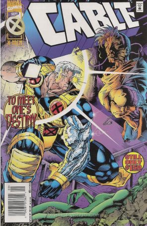 Cable #23 (Newsstand) published by Marvel with cover art by Ian Churchill