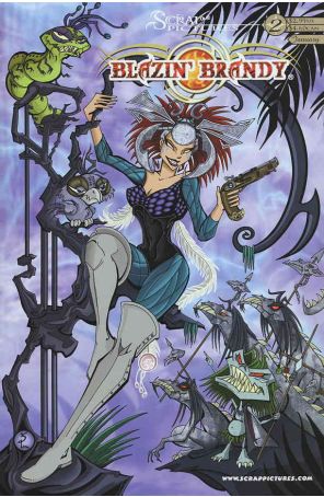 Blazin' Brandy #2 VF ; Scrap Pictures comic book