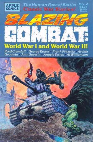Blazing Combat: World War I and World War II #2 FN; Apple | Frank Frazetta - we