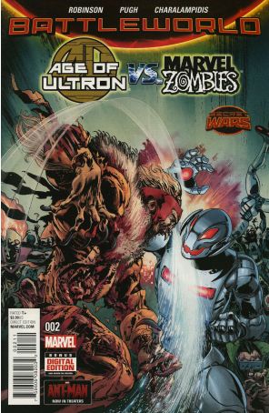 Age of Ultron vs. Marvel Zombies #2 VF ; Marvel comic book