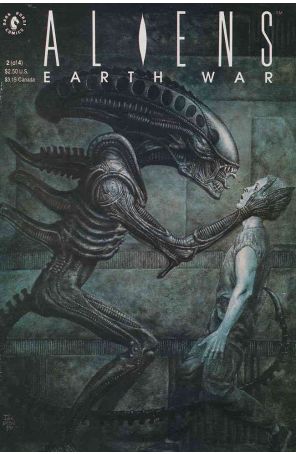Aliens: Earth War #2 VF ; Dark Horse comic book