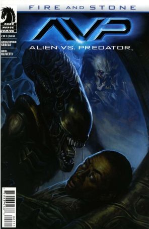 Alien vs. Predator: Fire and Stone #2 VF ; Dark Horse comic book