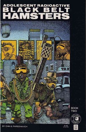 Adolescent Radioactive Black Belt Hamsters, The #2 VF ; Eclipse comic book