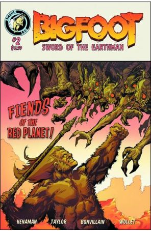 Bigfoot: Sword Of The Earthman (2nd Series) #2 VF ; Action Lab comic book