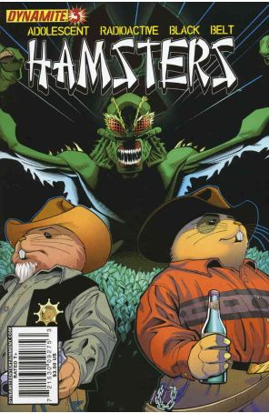 Adolescent Radioactive Black Belt Hamsters (Dynamite) #3A VF ; Dynamite comic book