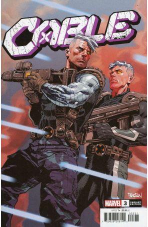 Cable (5th Series) #3B published by Marvel with cover art by Dan Panosian