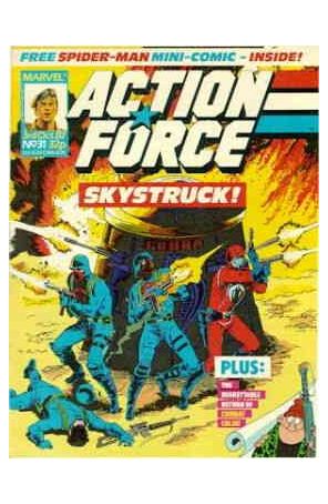 Action Force (Marvel UK) #31 FN; Marvel UK | Spider-Man mini-comic - we combine
