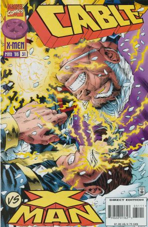 Cable #31 published by Marvel with cover art by Ian Churchill