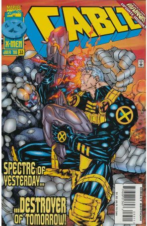Cable #33 published by Marvel with cover art by Ian Churchill