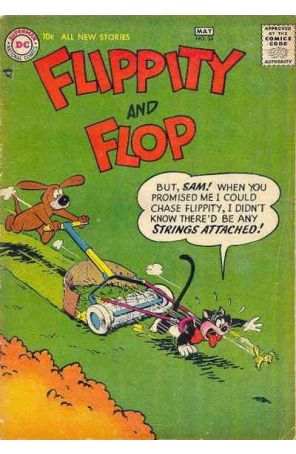 Flippity and Flop #33 published by DC with cover art by Jim Davis