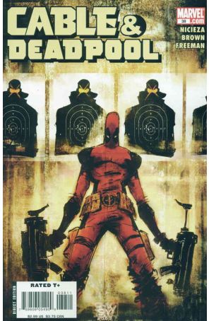 Cable/Deadpool #38 published by Marvel with cover art by Skottie Young