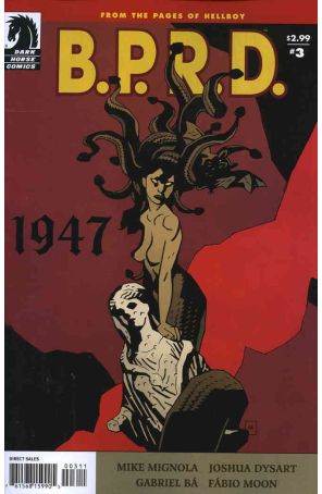 B.P.R.D.: 1947 #3 VF ; Dark Horse comic book