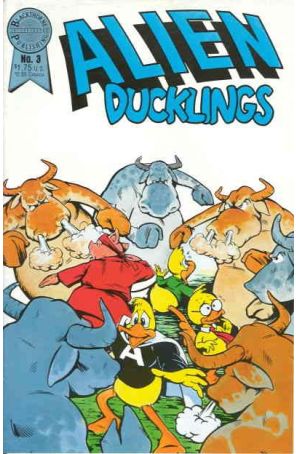 Alien Ducklings #3 VF ; Blackthorne comic book